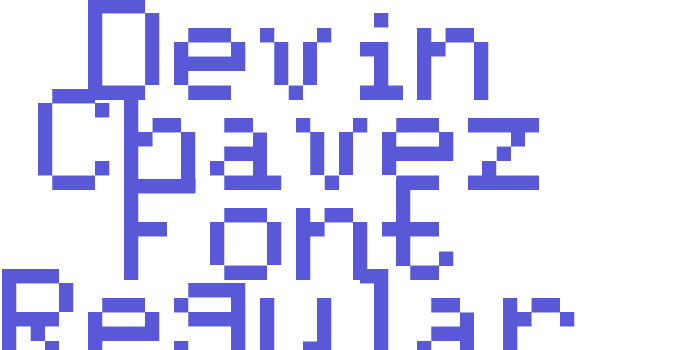 Devin Chavez Font Regular Font