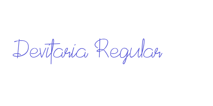 Devitaria Regular Font Download