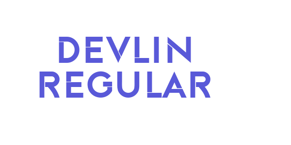 Devlin Regular font