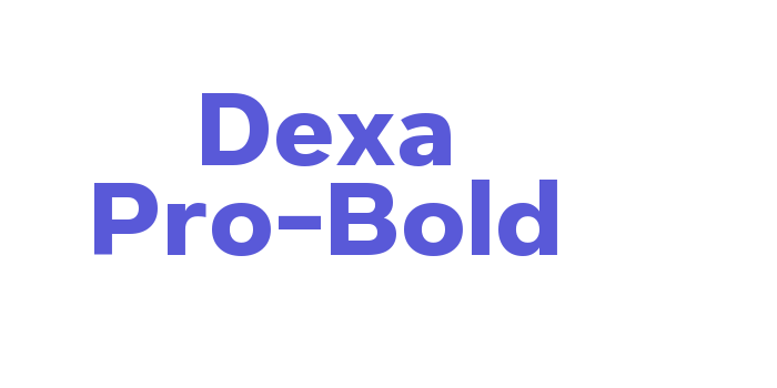 Dexa Pro-Bold Font Download