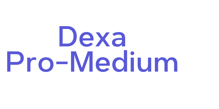 Download Dexa Pro-Medium Font