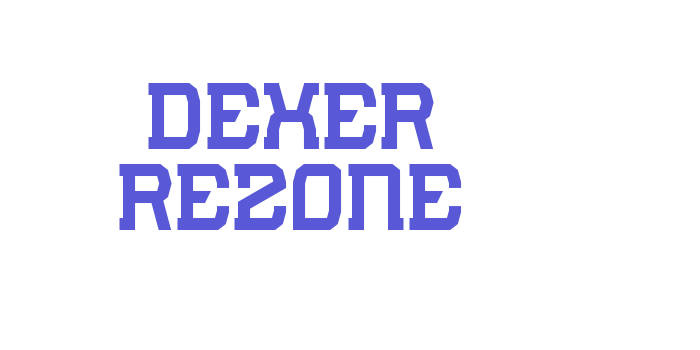 Dexer Rezone Font Download