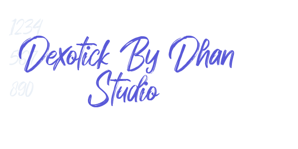 Dexotick By Dhan Studio font free