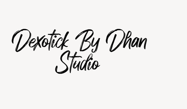 Dexotick By Dhan Studio Font