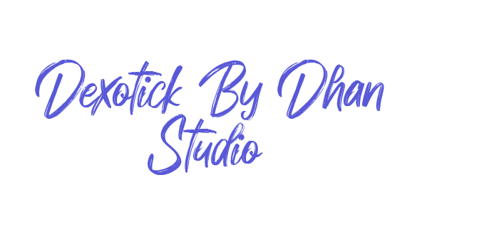 Dexotick By Dhan Studio Font Download