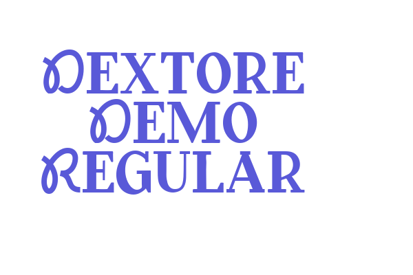 Dextore Demo Regular Font