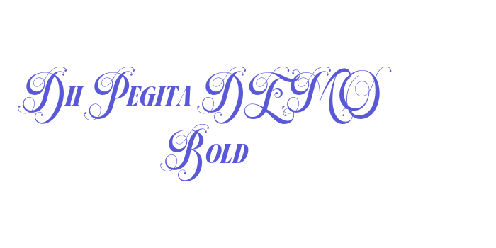 Dh Pegita DEMO Bold Font Download