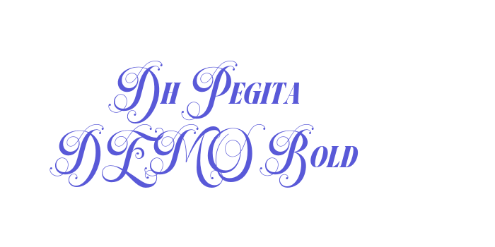 Dh Pegita DEMO Bold Font