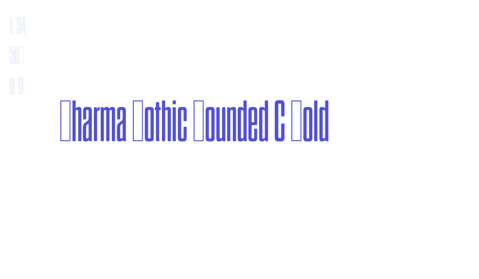 Dharma Gothic Rounded C Bold-font-download