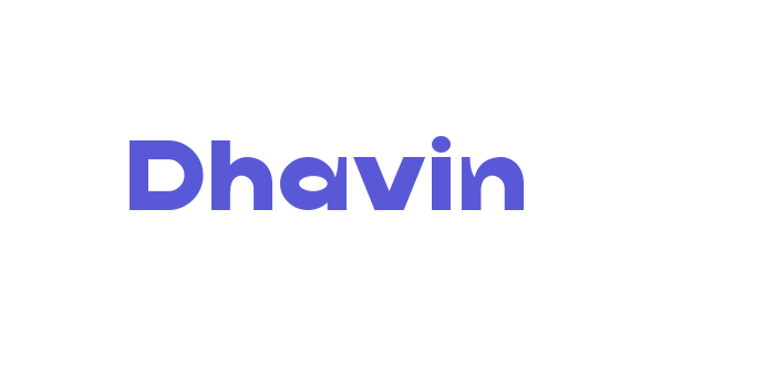 Dhavin Font Download