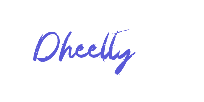 Dheelty Font