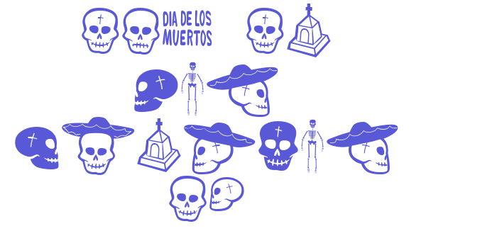 Dia De Los Muertos BV Font Download