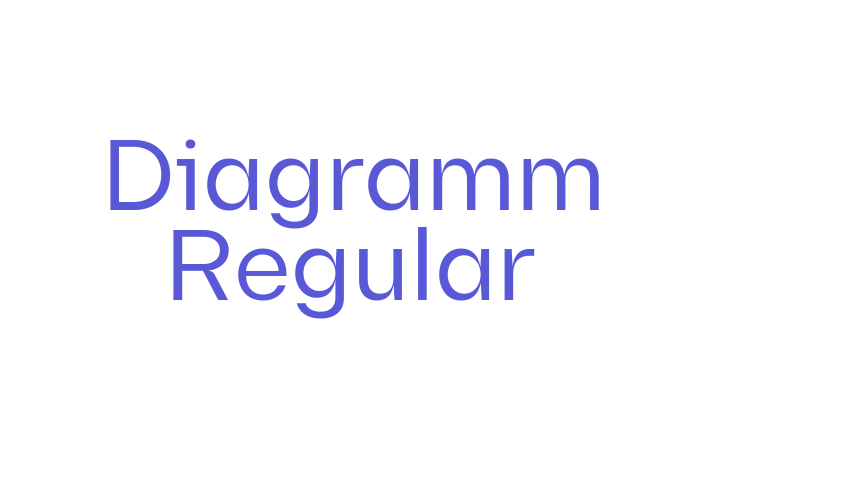 Diagramm Regular Font Download