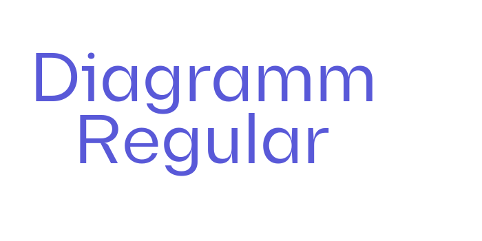 Diagramm Regular Font