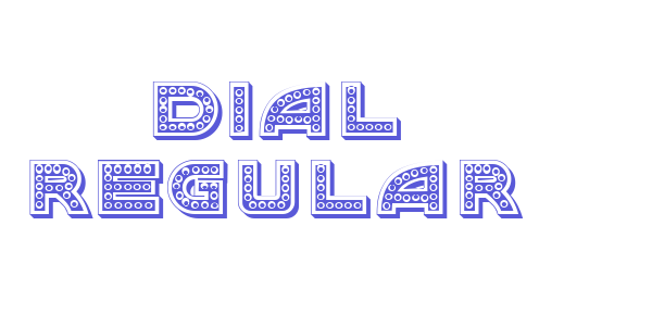 Dial Regular font free