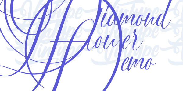 Diamond Flower Demo font free