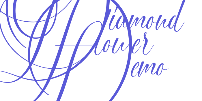 Diamond Flower Demo Font Download