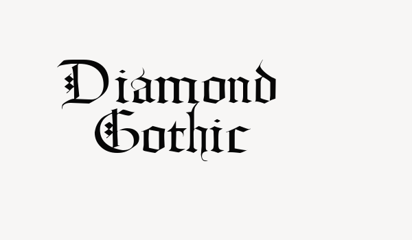 Diamond Gothic Font