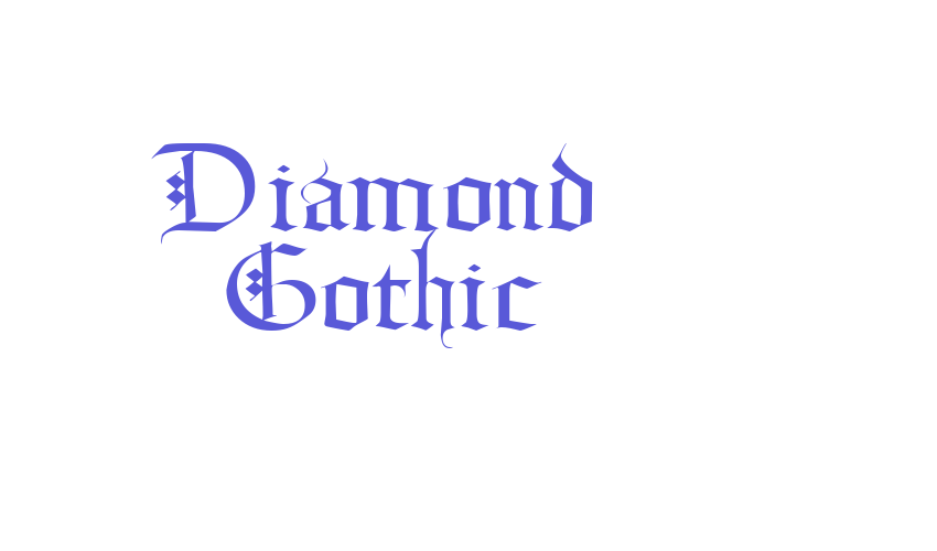 Diamond Gothic Font Download