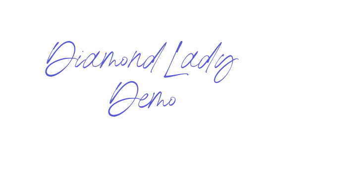 Diamond Lady Demo Font Download