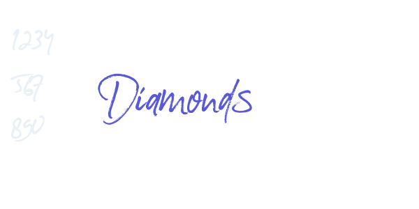 Diamonds font free