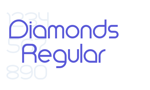 Diamonds Regular Font Download