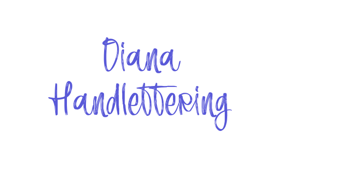 Diana Handlettering Font