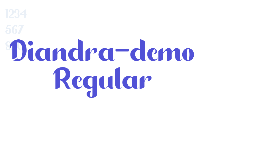 Diandra-demo Regular-font-download