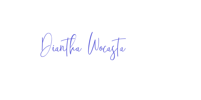 Diantha Wocasta Font