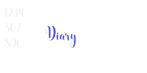 Diary font free