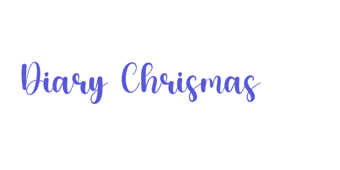 Diary Chrismas Font Download