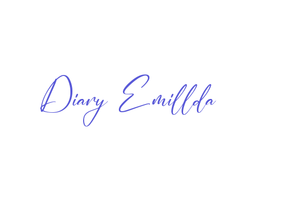 Diary Emillda Font