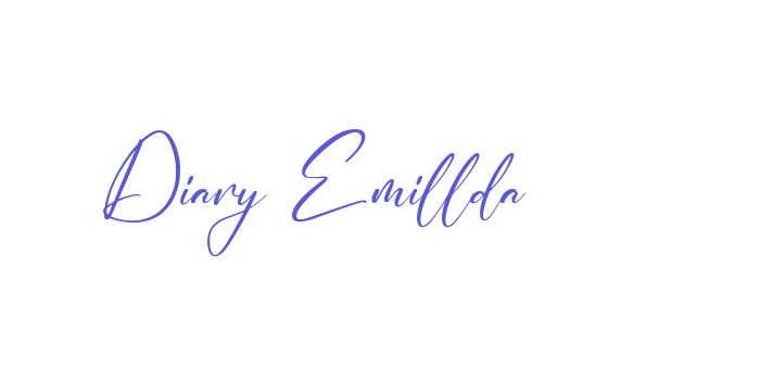 Diary Emillda Font Download