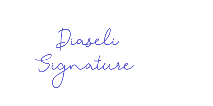 Diaseli Signature Font Download