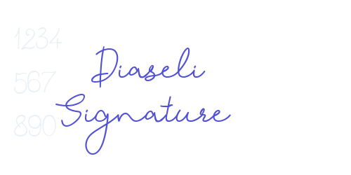 Diaseli Signature-font-download