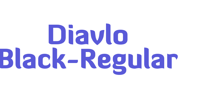 Diavlo Black-Regular Font Download