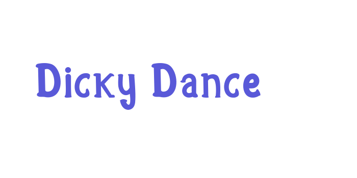 Dicky Dance Font