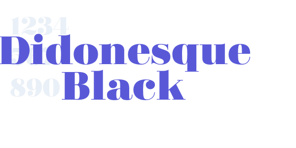 Didonesque Black font free