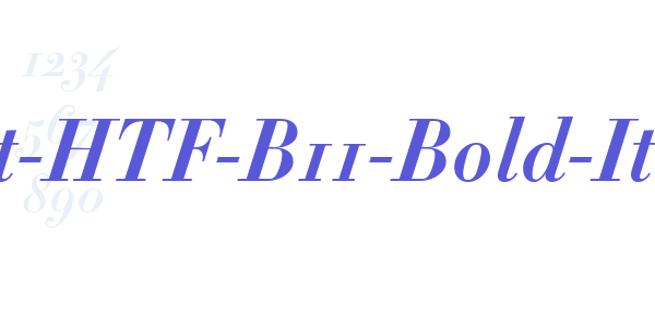 Didot-HTF-B11-Bold-Ital font free