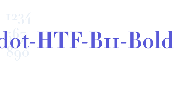 Didot-HTF-B11-Bold font free