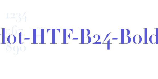 Didot-HTF-B24-Bold font