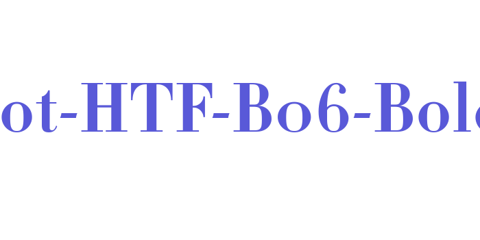 Didot-HTF-B06-Bold Font