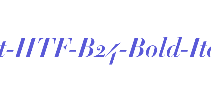 Didot-HTF-B24-Bold-Ital Font Download