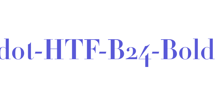 Didot-HTF-B24-Bold Font Download