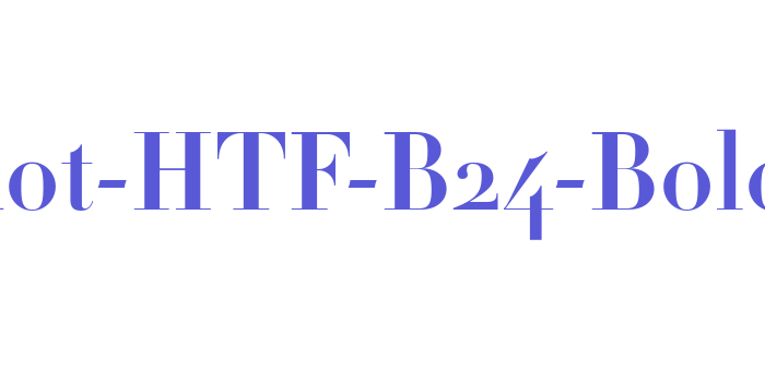 Didot-HTF-B24-Bold Font