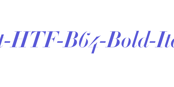 Didot-HTF-B64-Bold-Ital Font Download