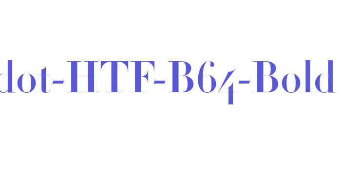 Didot-HTF-B64-Bold Font Download