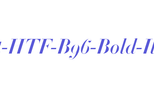 Didot-HTF-B96-Bold-Ital Font