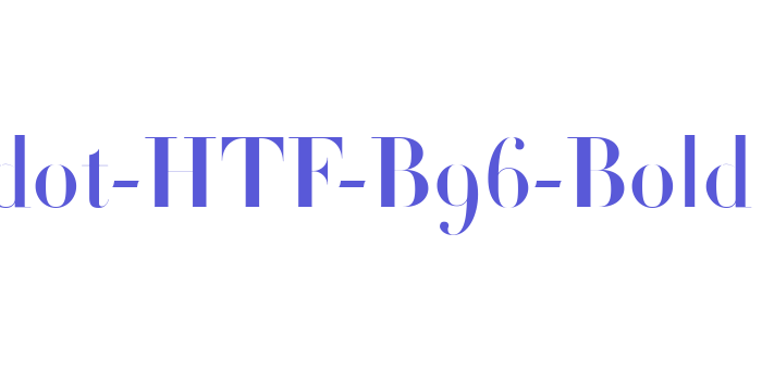 Didot-HTF-B96-Bold Font Download