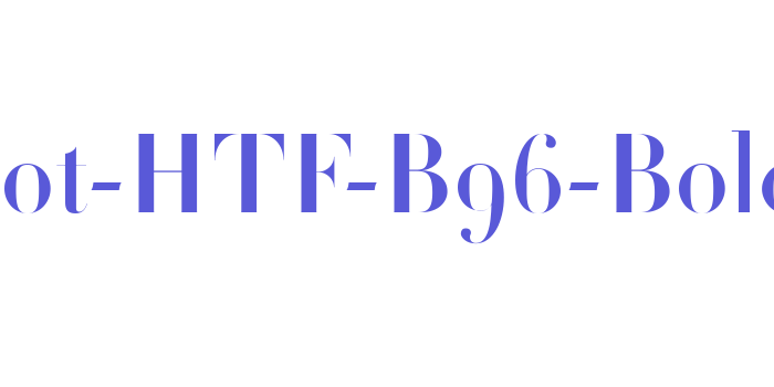 Didot-HTF-B96-Bold Font